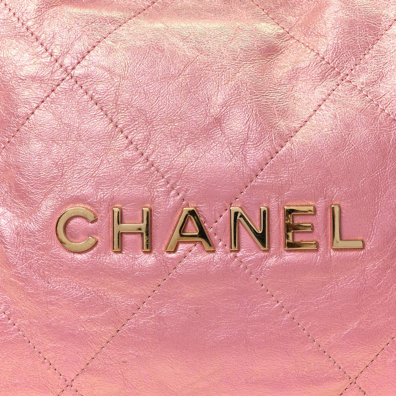 Chanel Metallic Shaded Calfskin Quilted Chanel 22 Pink 9 of 11