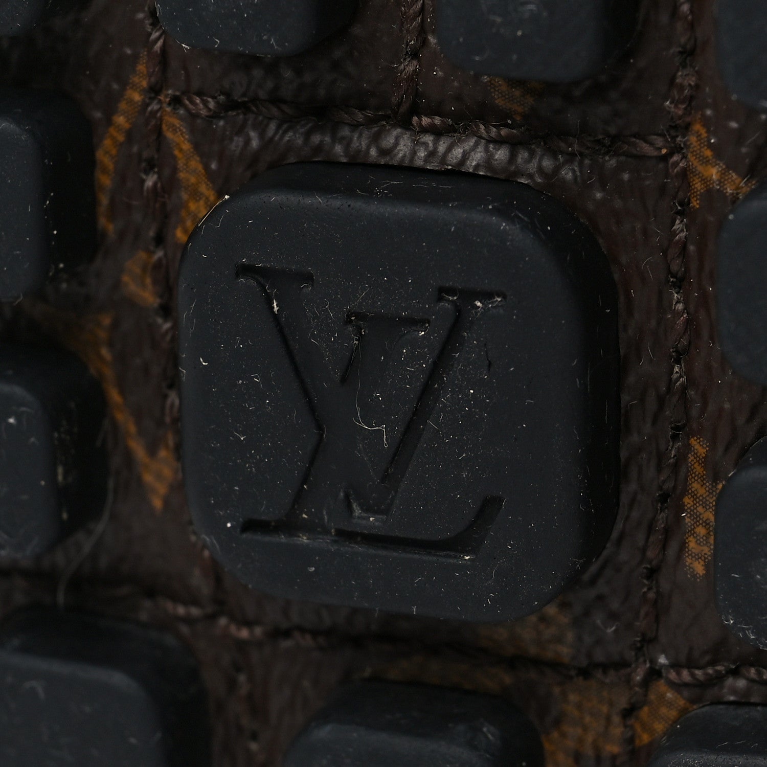 Louis Vuitton Monogram Mens Arizona Car Shoe Moccasin Loafers 8 Macassar 6 of 9