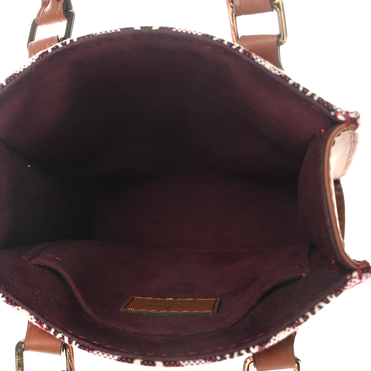 Louis Vuitton Jacquard Since 1854 Petit Sac Plat Bordeaux 6 of 8