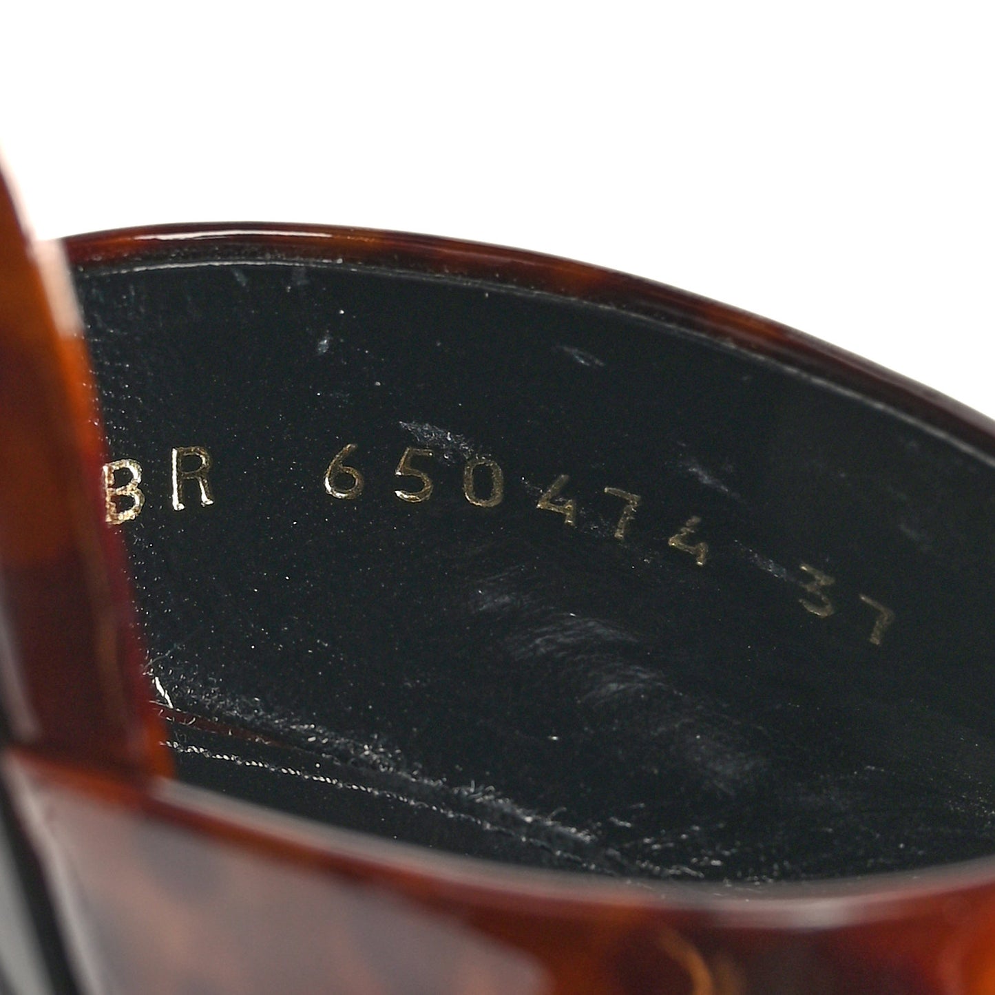 Patent Tartaruga Sexy 95mm Mules 37 Tortoise Brown