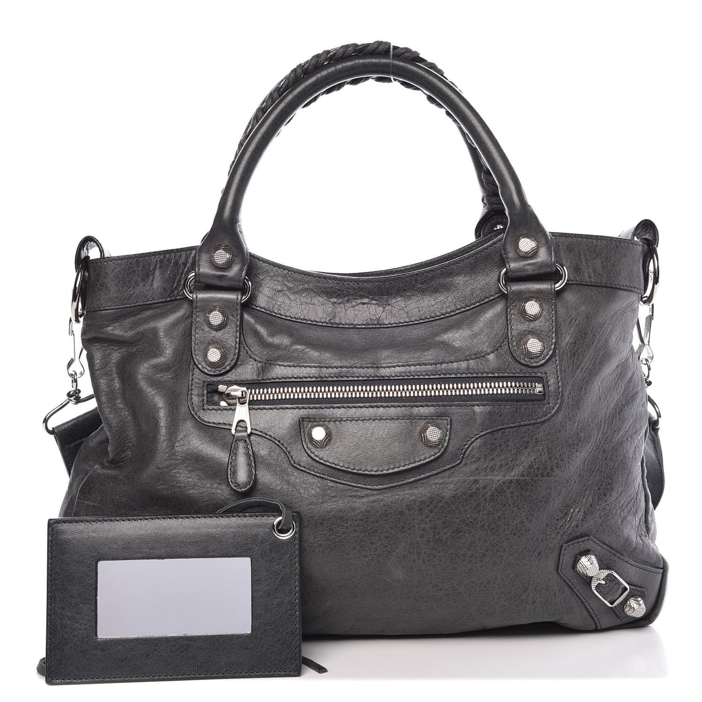 Agneau Giant 12 Silver Hardware Town Anthracite