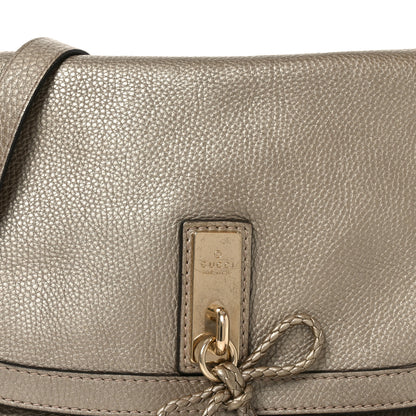 Gucci Monogram Calfskin Medium Bella Flap Bag Beige Ebony Champagne 8 of 10