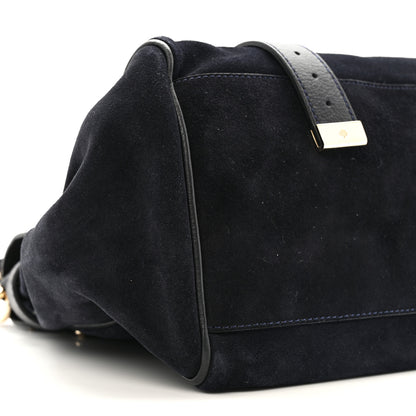 Mulberry Heavy Suede Alexa Tassel Satchel Ink Blue 9 of 14