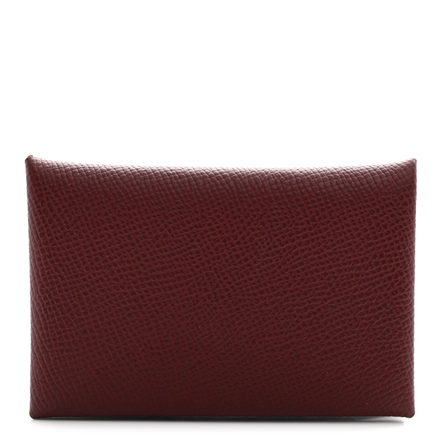Hermes Epsom Calvi Card Case Rouge H 1 of 9