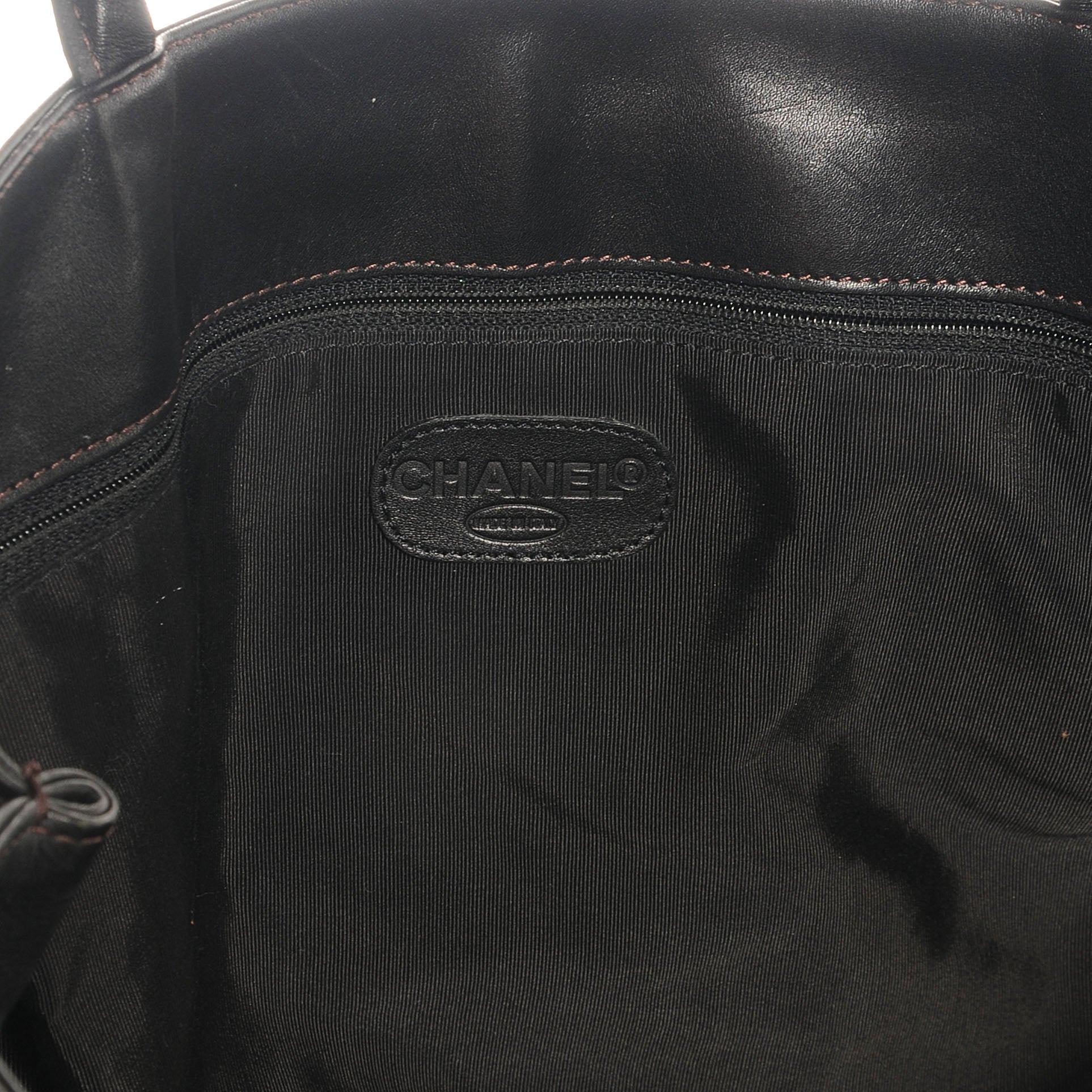 Chanel Calfskin Large Tote Bag Black 6 of 8