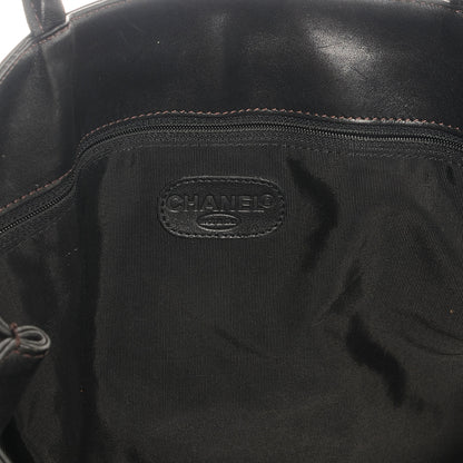 Chanel Calfskin Large Tote Bag Black 6 of 8