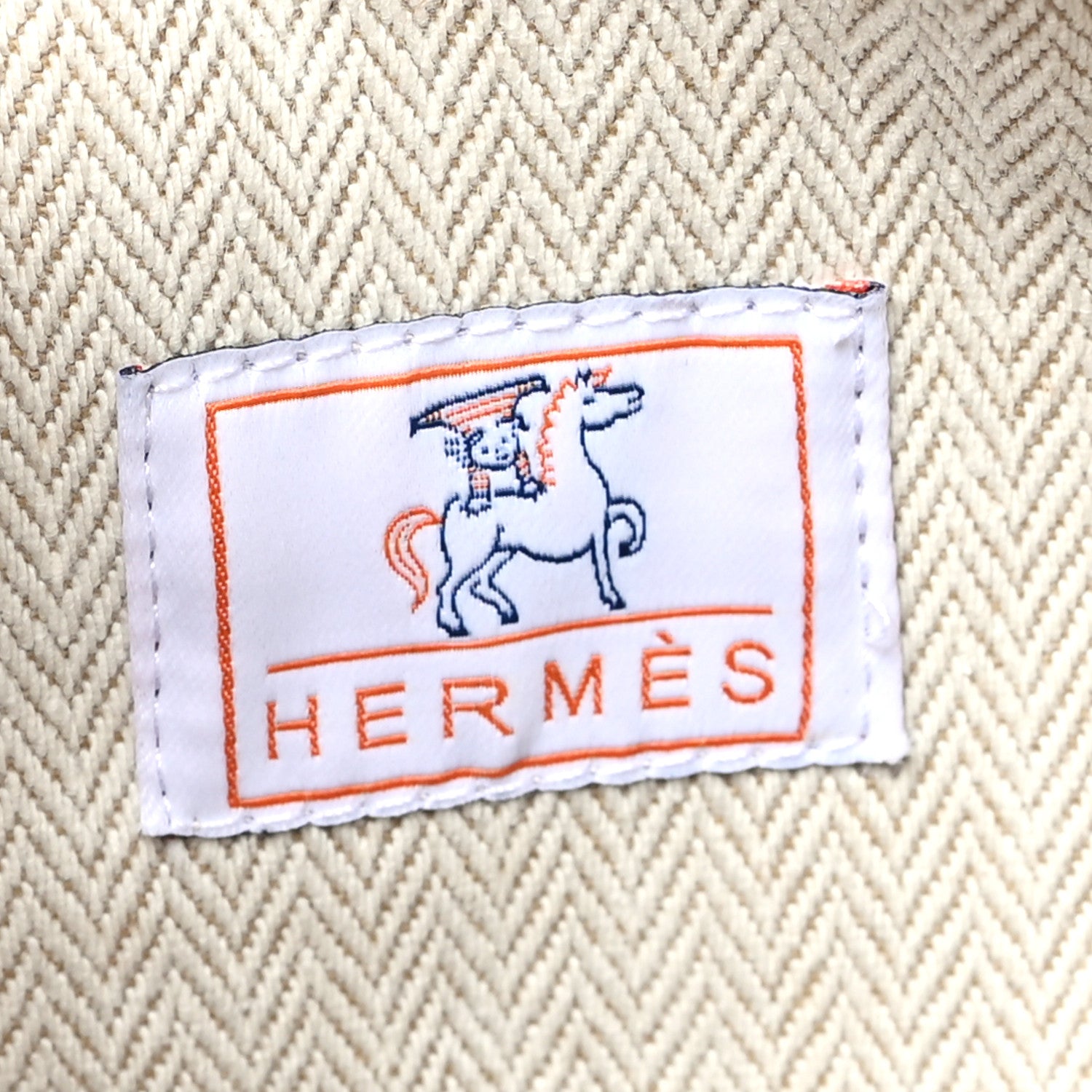 Hermes Canvas Large Bride-A-Brac Cabriole Case gris perle 6 of 8