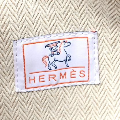 Hermes Canvas Large Bride-A-Brac Cabriole Case gris perle 6 of 8