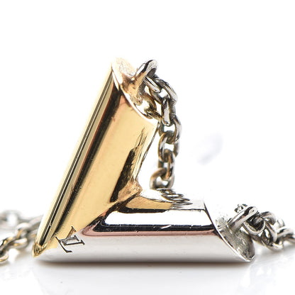 Louis Vuitton Essential V Necklace Silver 5 of 6