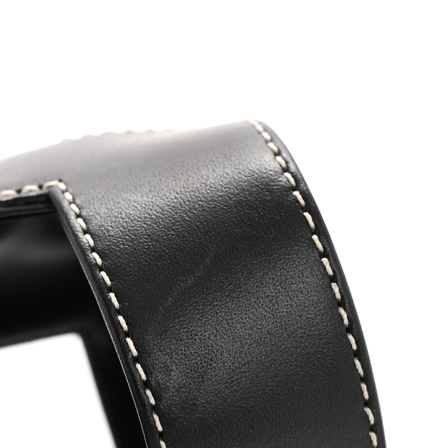 Hermes Box Calfskin Oran Sandals 37.5 Black 20 of 22