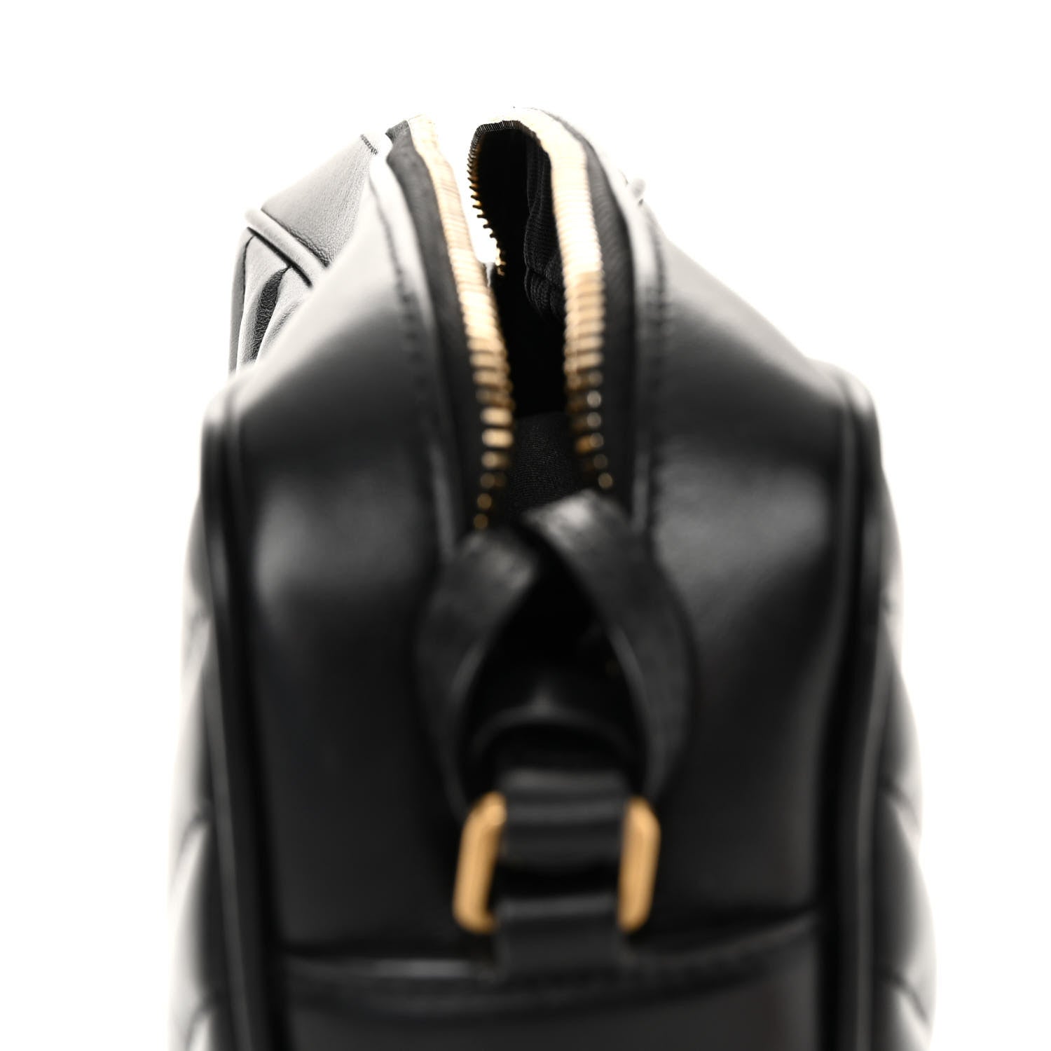Saint Laurent SAINT LAURENT Calfskin Matelasse Monogram Lou Camera Bag Black 5 of 10