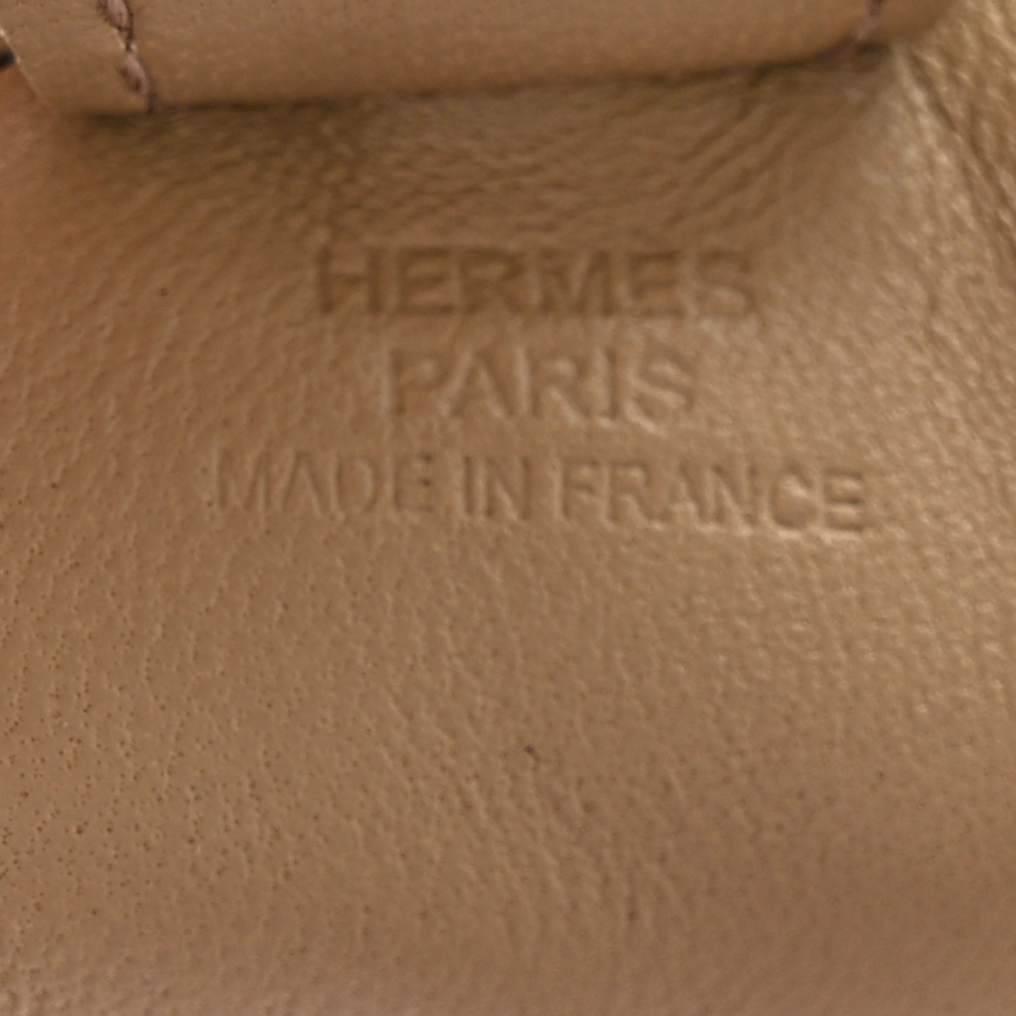 Milo Lambskin Grigri Rodeo Horse Bag Charm PM Beige Marfa