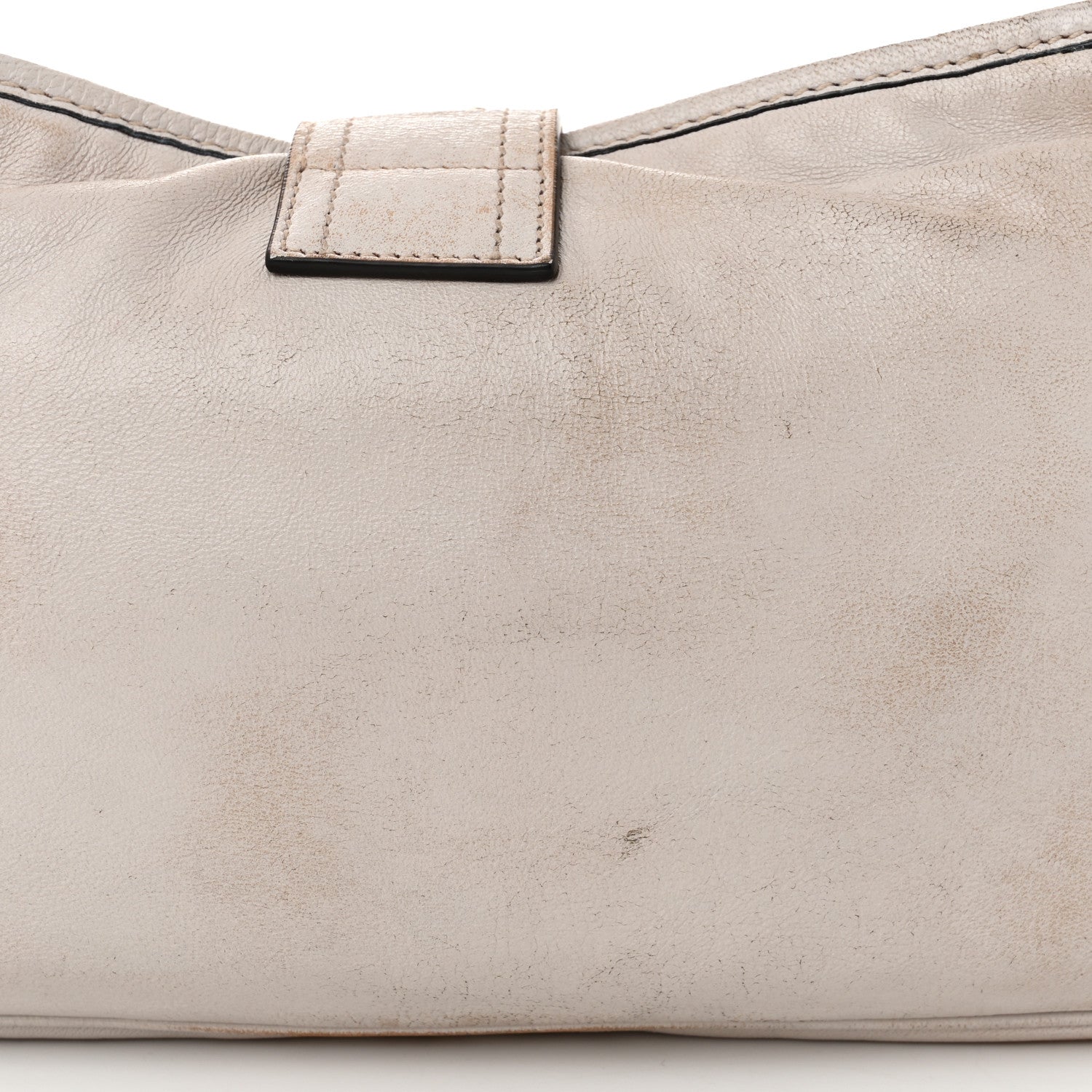 Miu Miu Nappa Old Hook Shoulder Bag Sabbia White 11 of 13