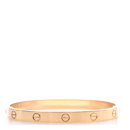 Cartier 18K Yellow Gold LOVE Bracelet 18 1 of 8