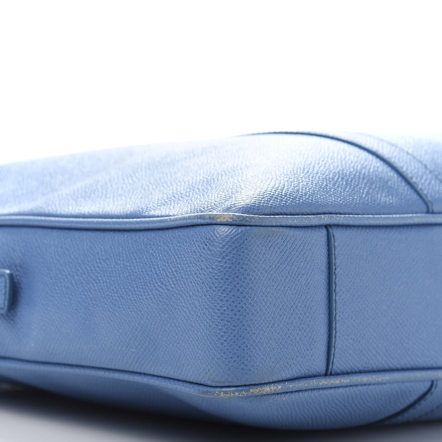 Burberry Grainy Calfskin Small Newberg Briefcase Blue 10 of 14