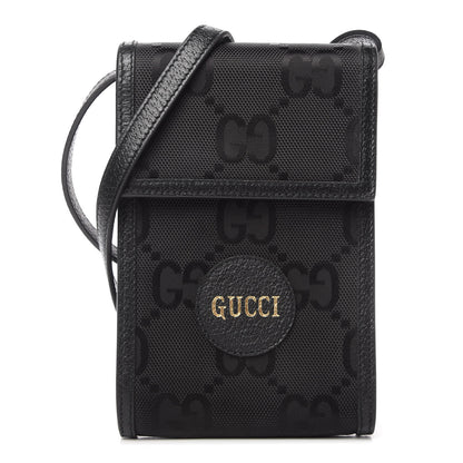 Gucci Econyl Nylon Monogram Off The Grid Crossbody Bag Black 1 of 9