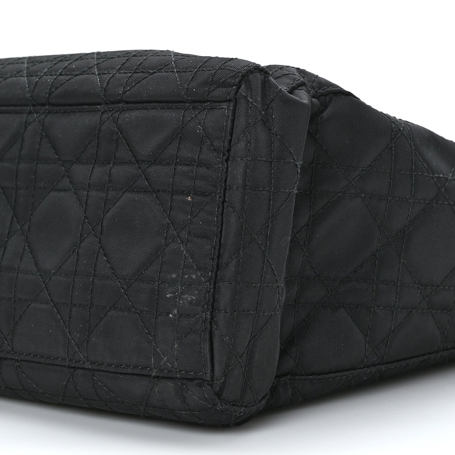 Christian Dior Nylon Cannage Large Lady Dior Black 10 of 10