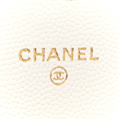 Chanel Caviar Quilted Mini Chain Belt Bag White 6 of 8