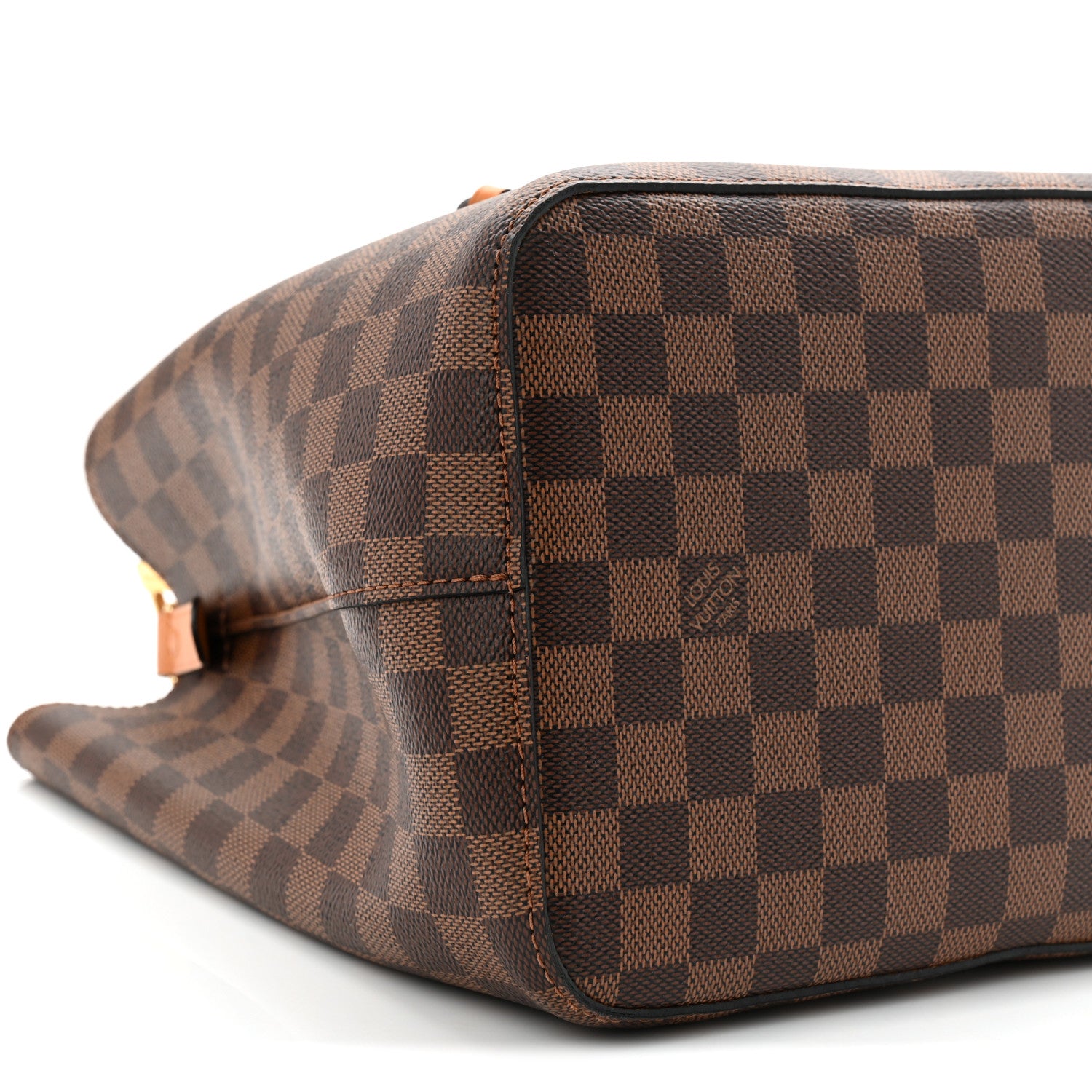 Louis Vuitton Damier Ebene Neonoe MM Safran 9 of 11
