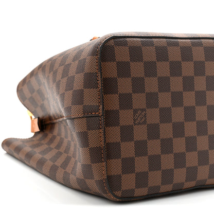 Louis Vuitton Damier Ebene Neonoe MM Safran 9 of 11