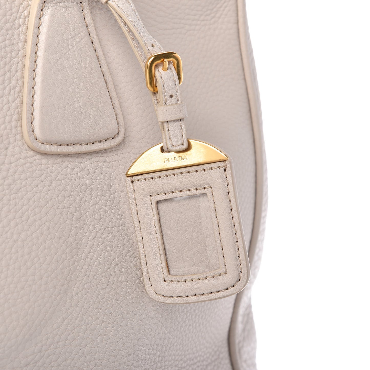 Vitello Daino Large Double Zip Tote Talco