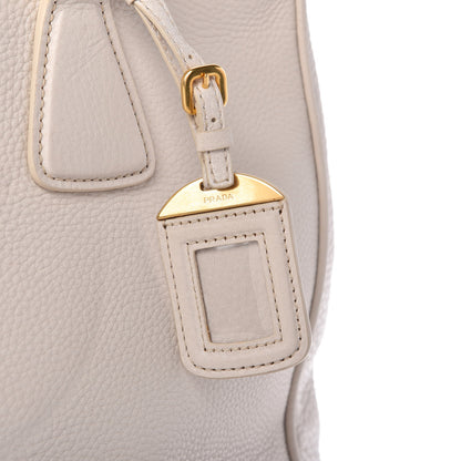 Prada Vitello Daino Large Double Zip Tote Talco 10 of 11
