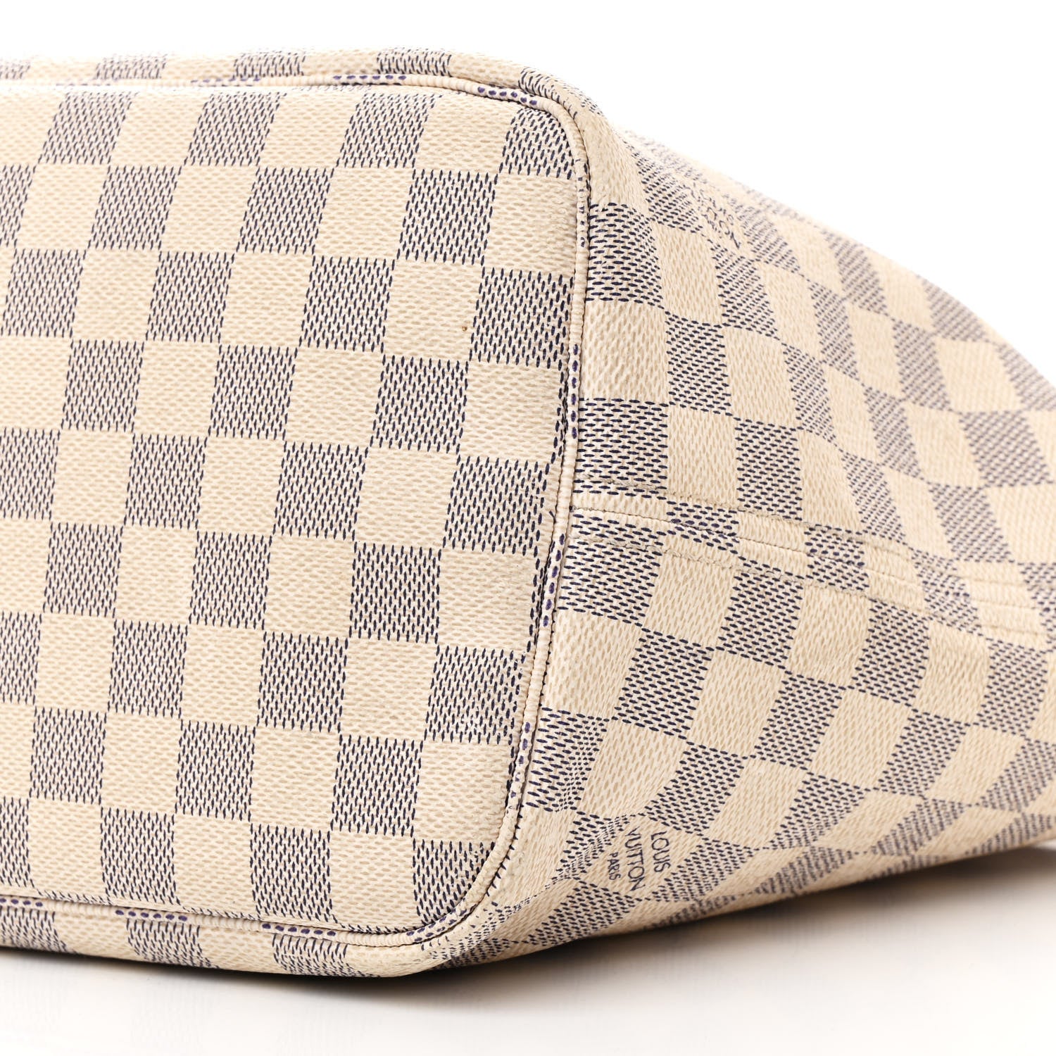 Louis Vuitton Damier Azur Neverfull MM 9 of 10