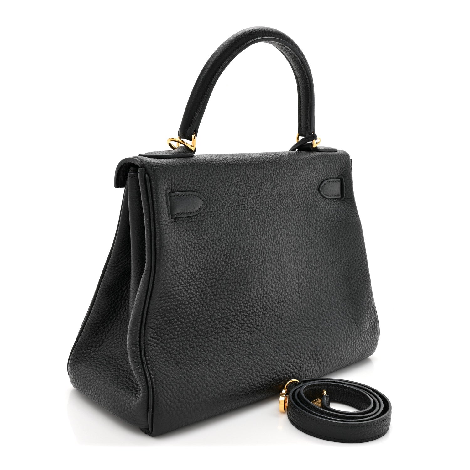 Hermes Togo Kelly Retourne 28 Black 3 of 10