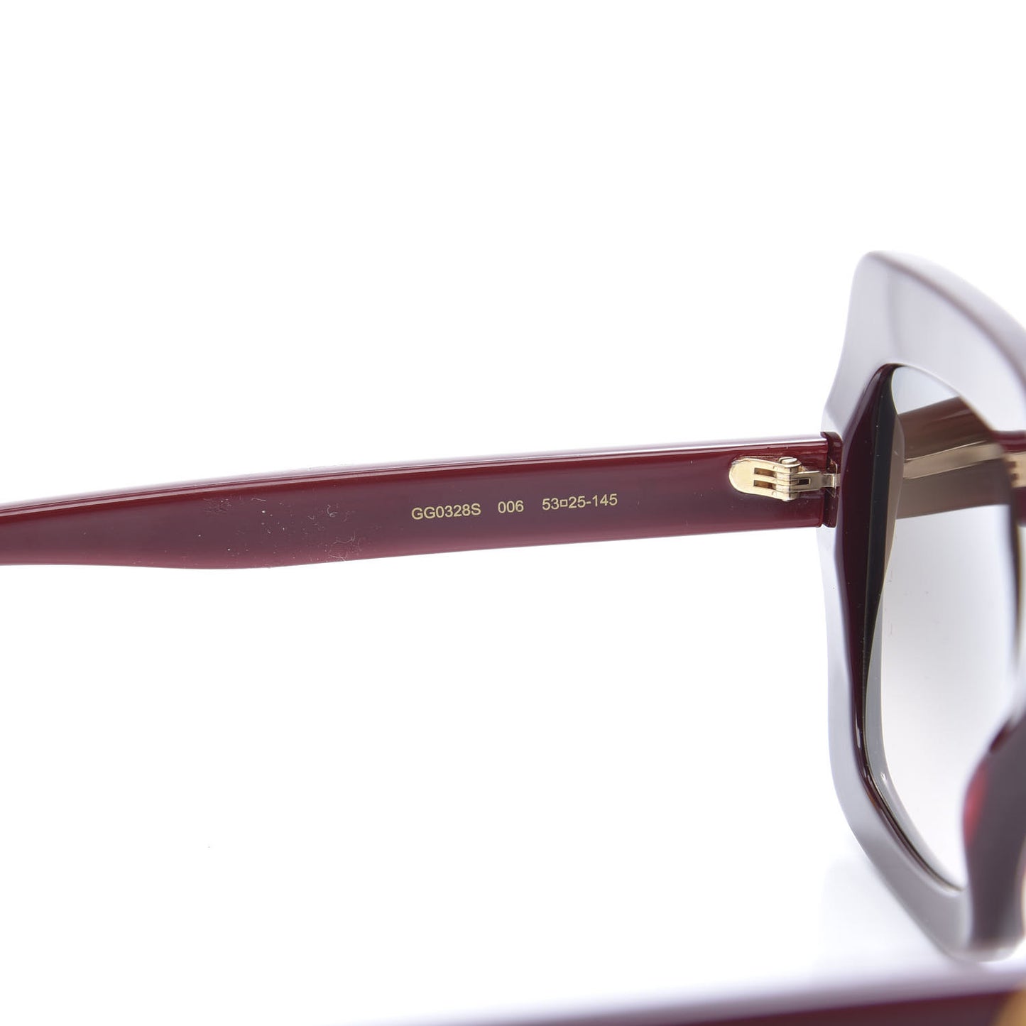Acetate Oversize Sunglasses GG0328S Red