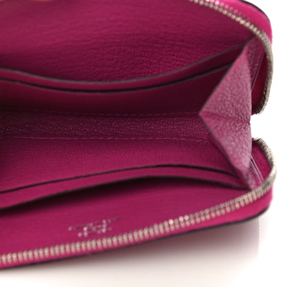 Hermes Togo Azap Mini Wallet Rose Pourpre 5 of 9