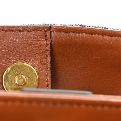 Valentino Garavani Denim Small Roman Stud The Handle Bag Light Denim Selleria 7 of 9