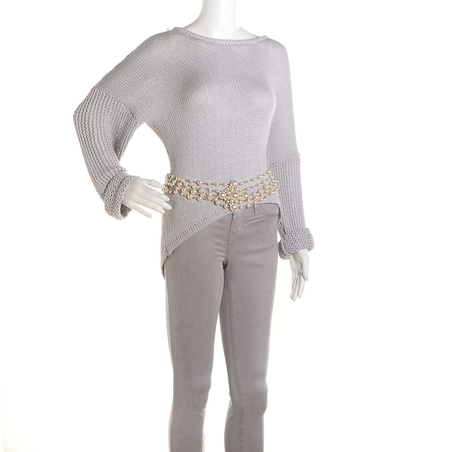 Pearl Gripoix Multi Strand Belt Gold