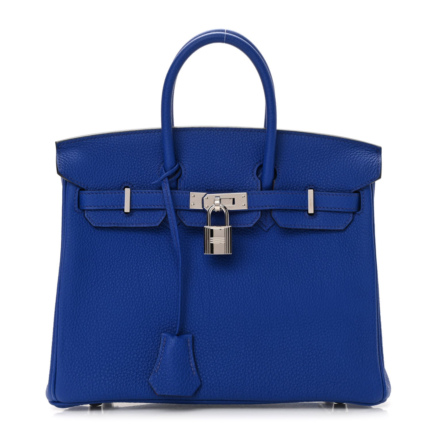 Hermes Togo Verso Birkin 25 Bleu Royal Capucine 1 of 11