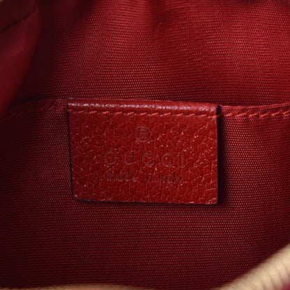 Gucci Canvas Sylvie Stripe Mini Ophidia Camera Bag Mystic White Hibiscus Red Maritime 8 of 10