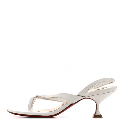 Christian Louboutin Kid Taralita 55 Thong Sandals 35 White 1 of 10