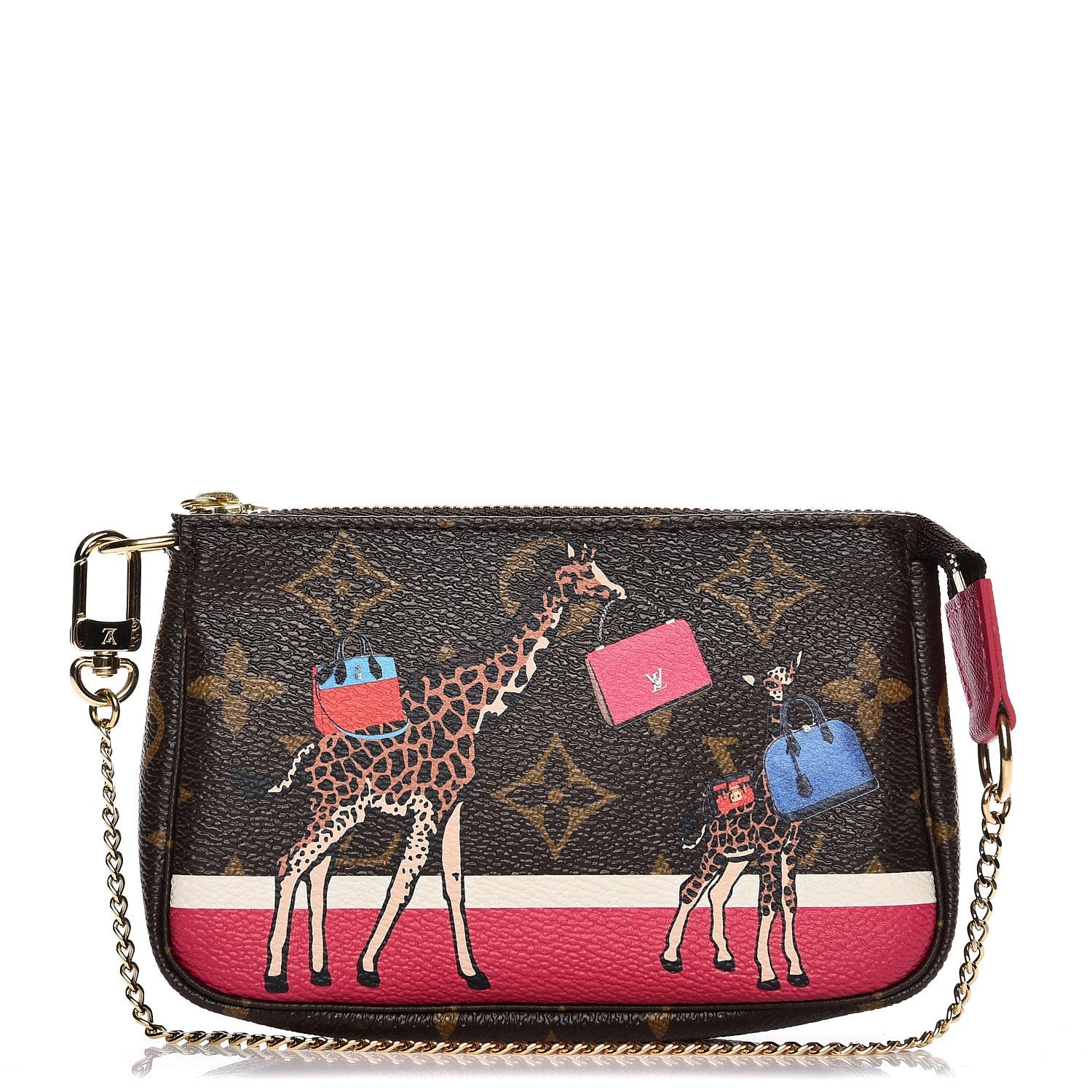 Louis Vuitton Monogram 2017 Christmas Animation Mini Pochette Accessories 1 of 7