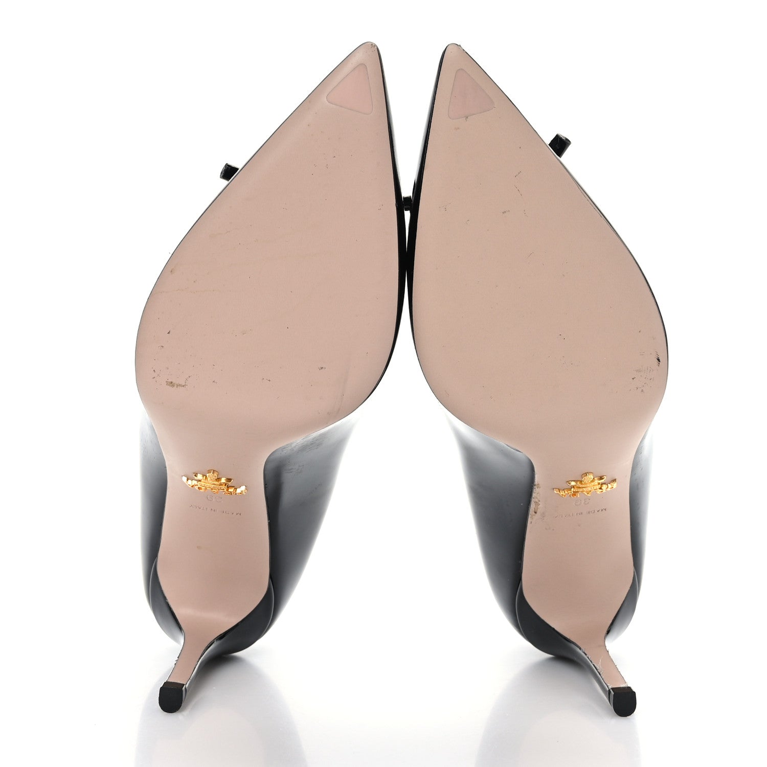 Prada Patent Bow Pumps 39 Black 5 of 7
