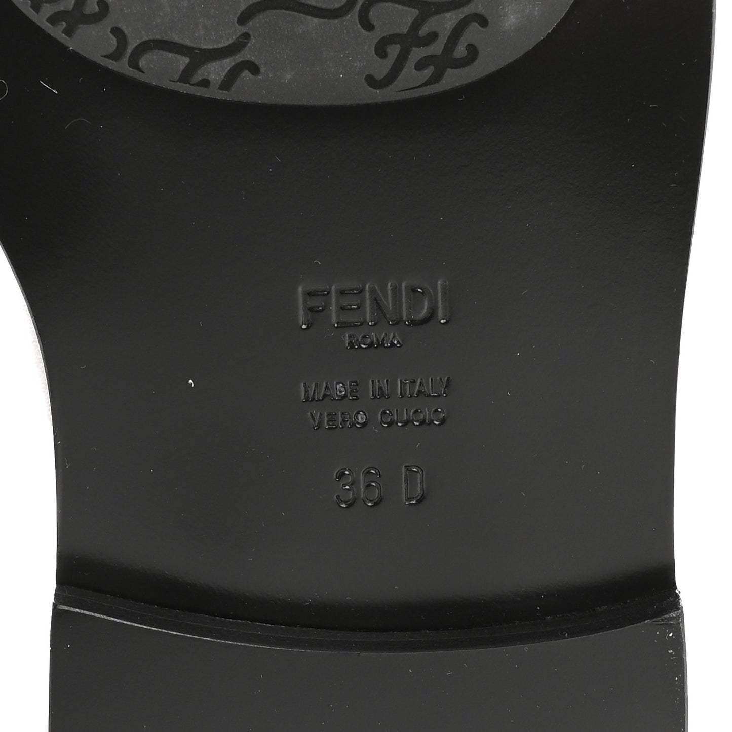 Vitello Karligraphy Embossed Tall Riding Boots 36 Black