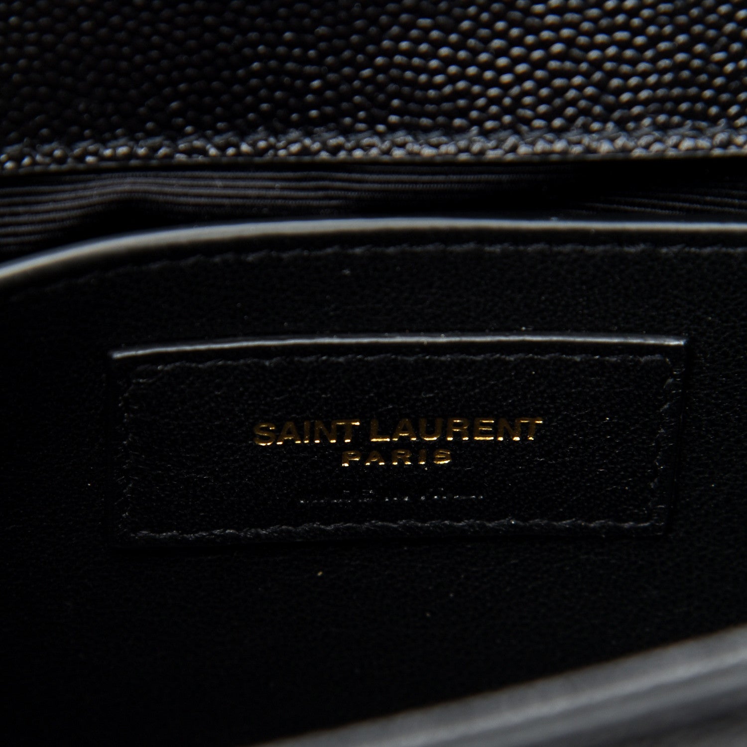 Saint Laurent Grain De Poudre Small Monogram Kate Satchel Black 8 of 10