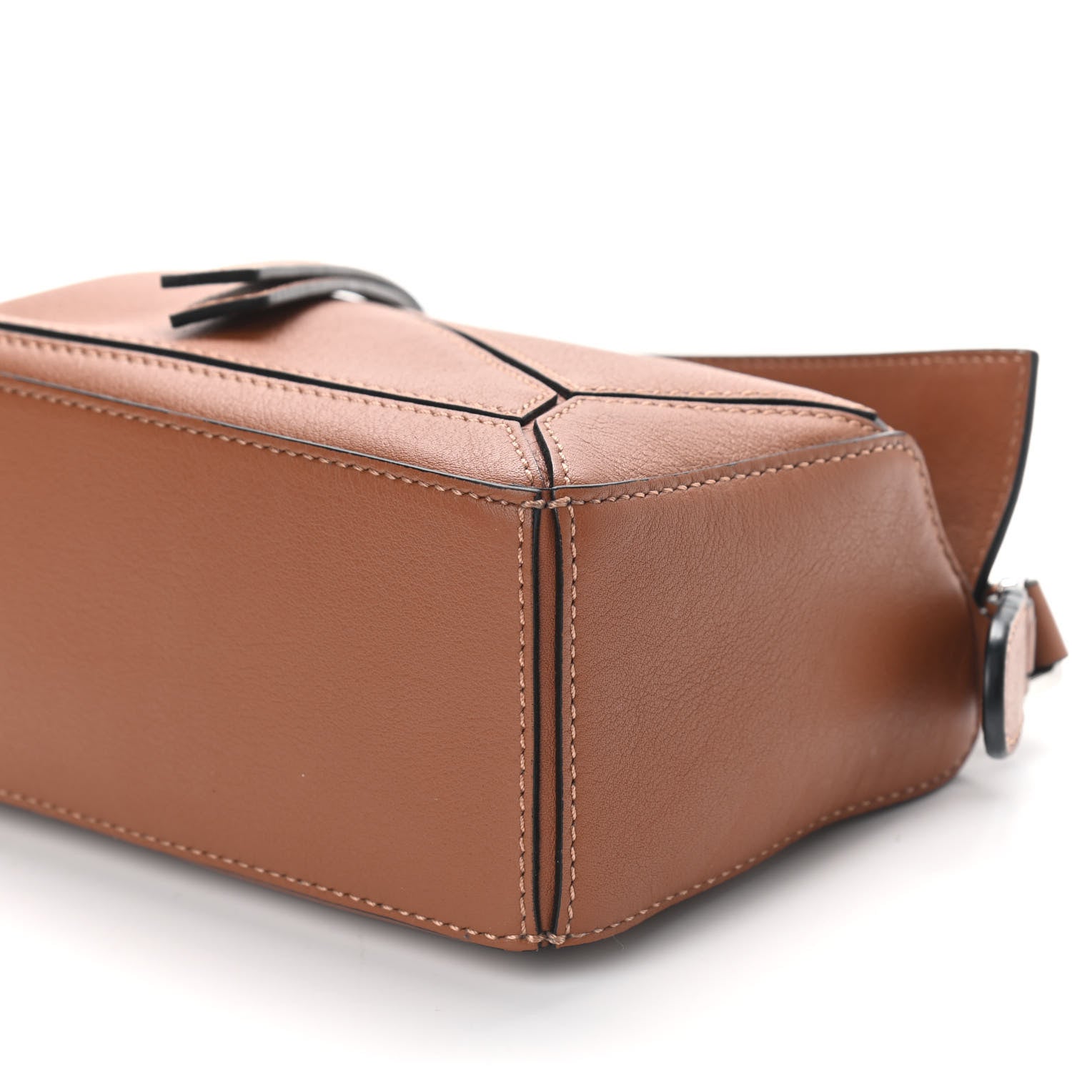 Loewe Calfskin Mini Puzzle Bag Tan 8 of 8