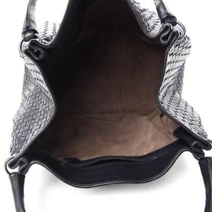 Bottega Veneta Nappa Intrecciato Shoulder Black 5 of 12