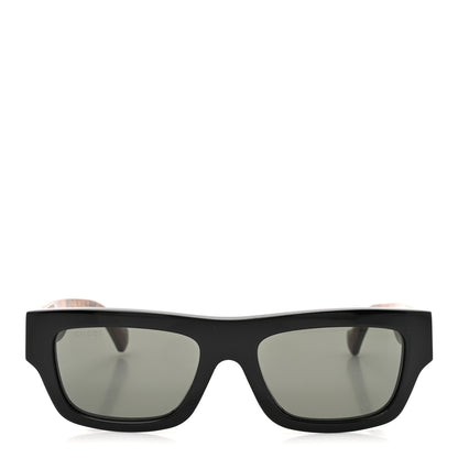 Gucci Acetate Rectangle Frame Web Sunglasses GG1301S Brown 2 of 8