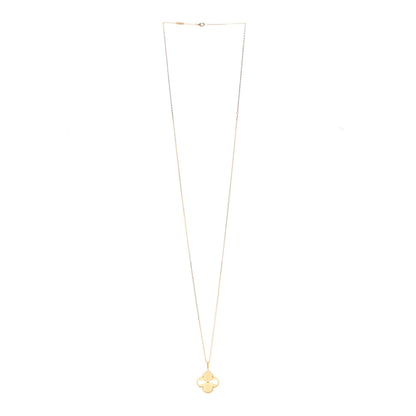Van Cleef & Arpels 18K Yellow Gold Guilloche Magic Alhambra Long Necklace 3 of 6