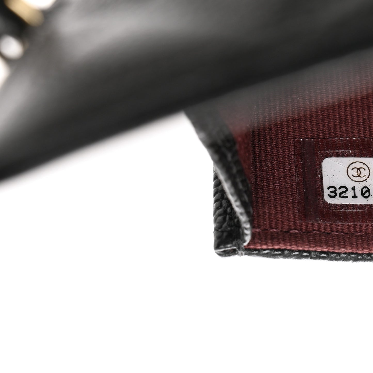 Caviar Quilted Mini Chain Bag Black