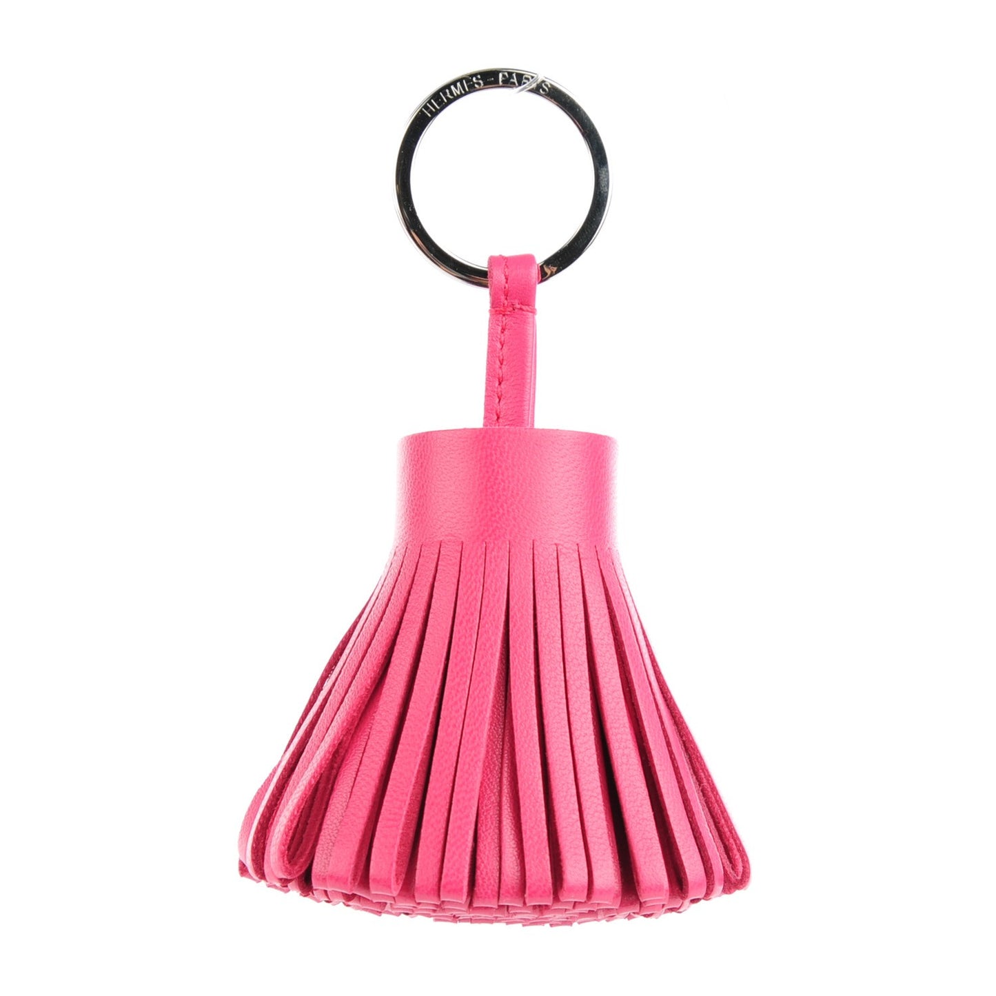 Lambskin Carmen Tassel Key Holder Rose Shocking