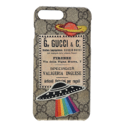 Gucci GG Supreme Monogram Courrier iPhone 8 Plus Case 1 of 5