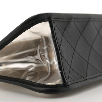Chanel Lambskin PVC Medium Sand By The Sea Flap Black 9 of 12