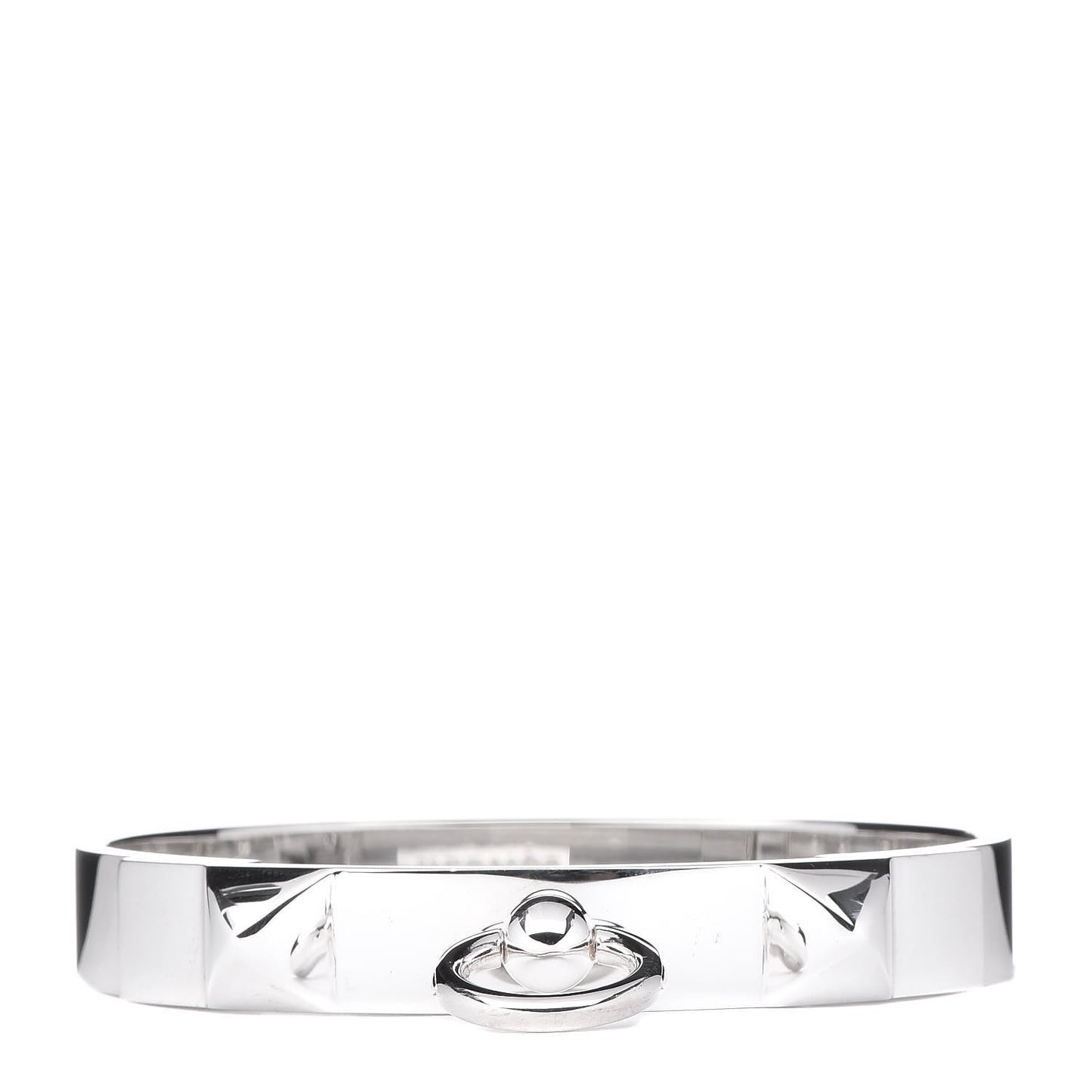 Sterling Silver PM Collier De Chien Bracelet ST