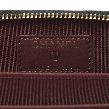 Chanel Caviar Quilted Zip Coin Purse Black 6 of 8