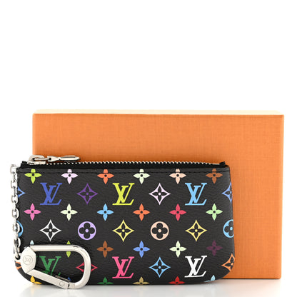 Louis Vuitton LV X TM Monogram Multicolor Key Pouch Black 9 of 9